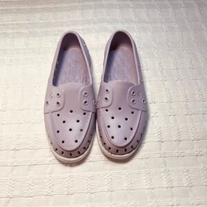 Sperry Lavender Top siders Slip-On Perforated Casual Shoes